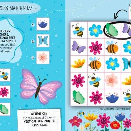 Axis Toys & Gifts - Wholesale Brain game – Child - Sassi My FIrst Logic Game - Matching Flowers4