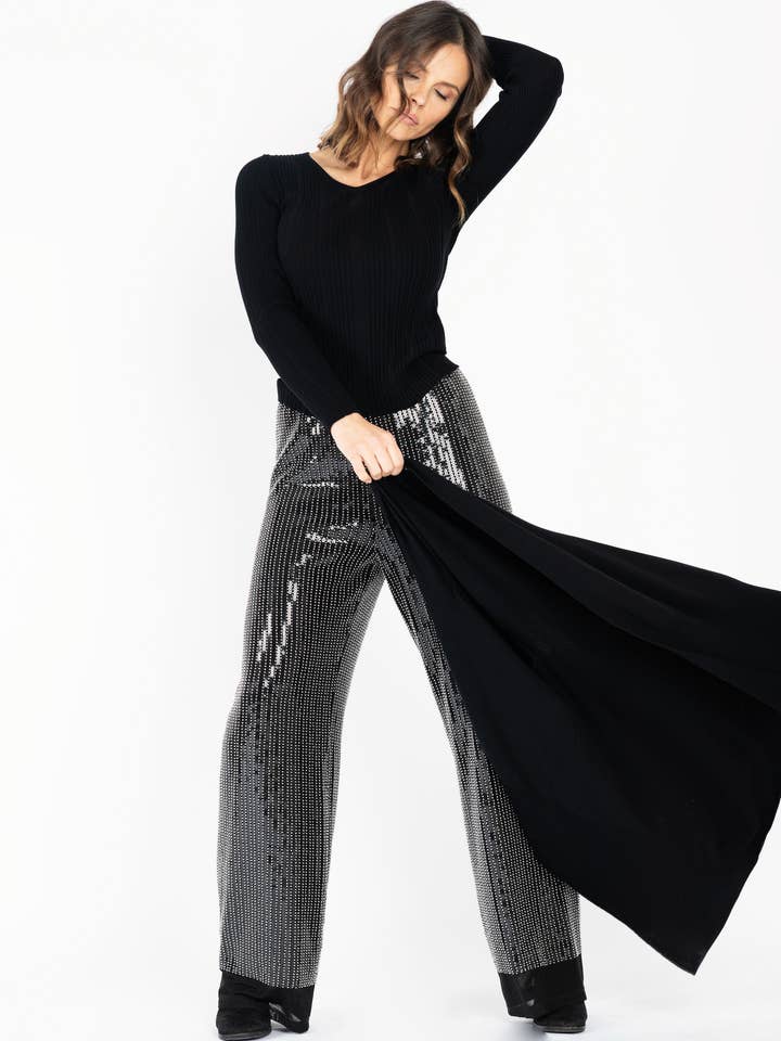 Pantaloni con paillettes - CHLOÉ per la vendita all'ingrosso da parte di Violaballin