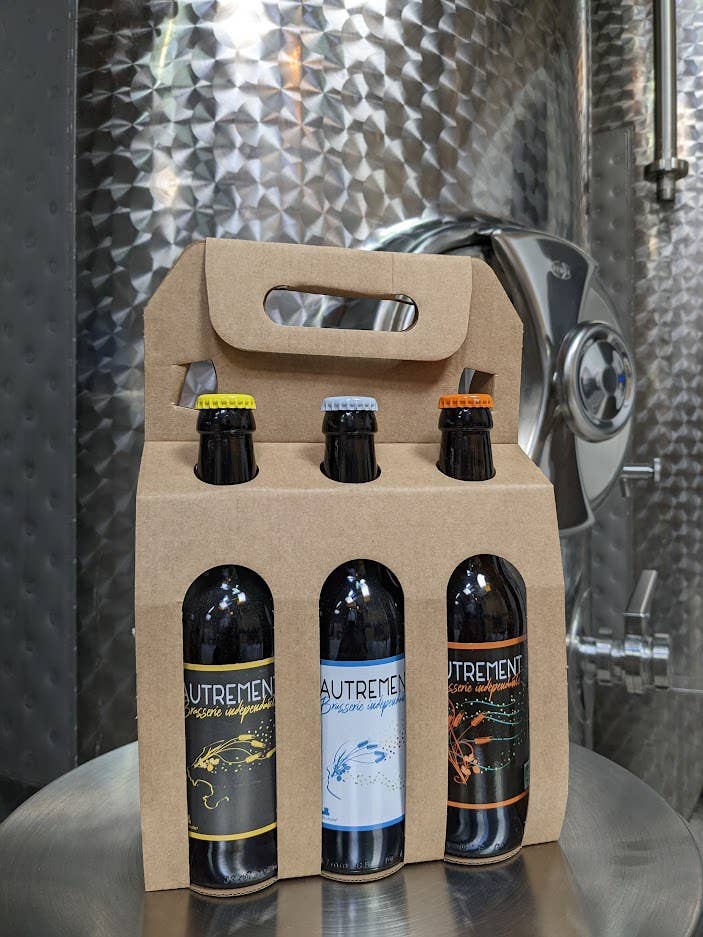 Brasserie Autrement - Wholesale Beer - Six-pack suitcase to give away - 6 33cl organic beers7