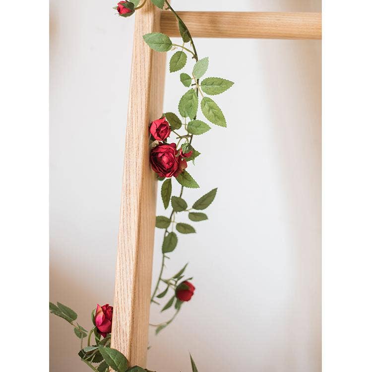Rustic Reach - Vente Plantes artificielles - Rose en soie, 57 pouces de long9