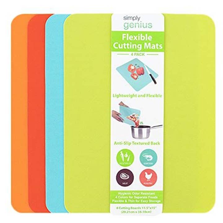 Simply Genius (4) Extra Thick 11.5" x 15" Cutting Boards for wholesale by Juvale