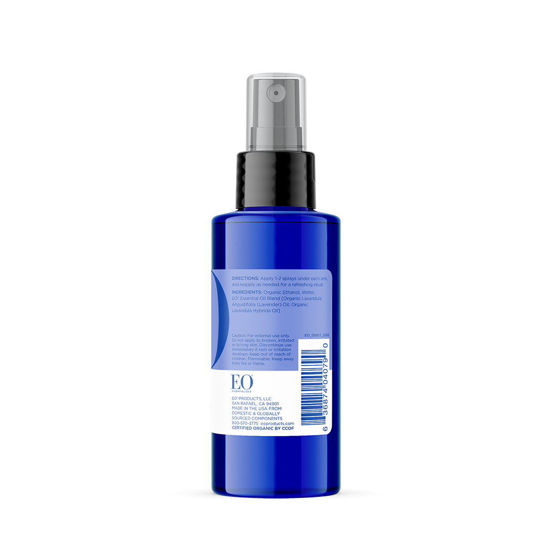 EO + Everyone - Wholesale Deodorant - Unisex - French Lavender Organic Deodorant Spray Case Pack of 241