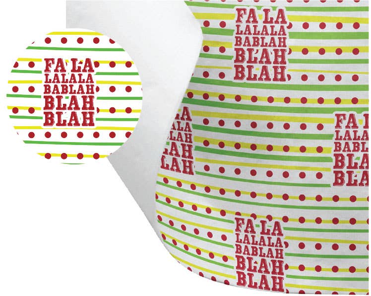 Tiramisu Paperie - Wholesale Flat Wrap - Fa-la-la Wrapping Paper1