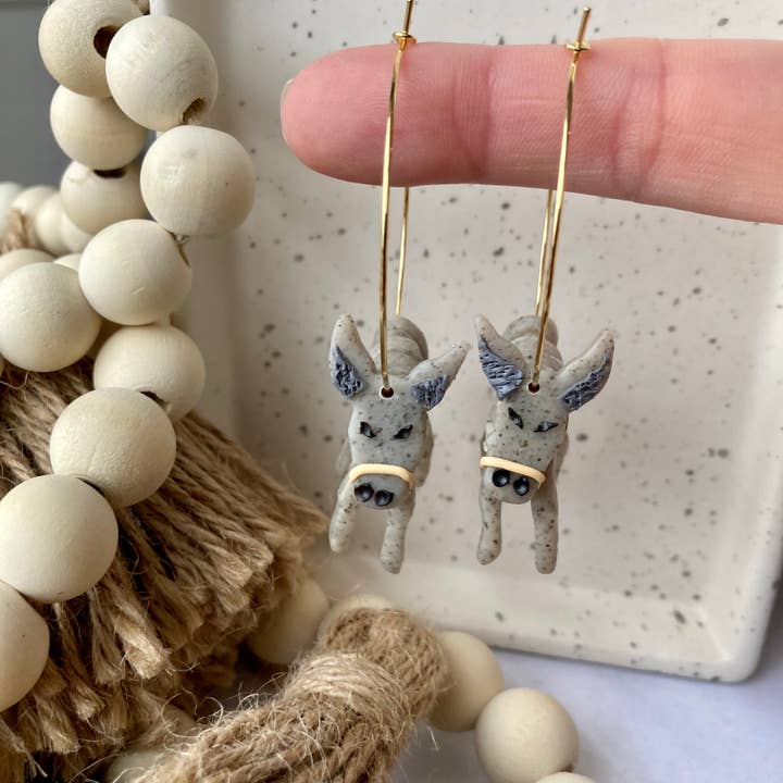 TRAV MULDYR ØRERINGE for engroshandel hos Larra Mirk Design