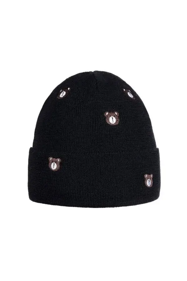 Ander - Wholesale Beanie - Kids - Kids 100% Merino Wool Beanie – LITTLE BEAR | Embroidered2