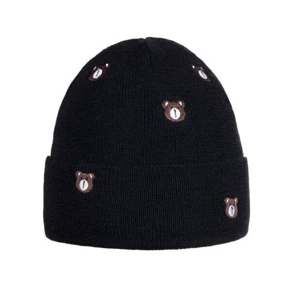 Ander - Wholesale Beanie - Kids - Kids 100% Merino Wool Beanie – LITTLE BEAR | Embroidered2