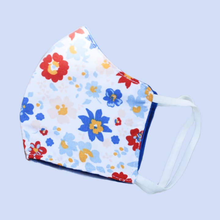Heidy Berry - Wholesale Protective face mask/shield - Reusable, washable cloth Floral kids face masks0