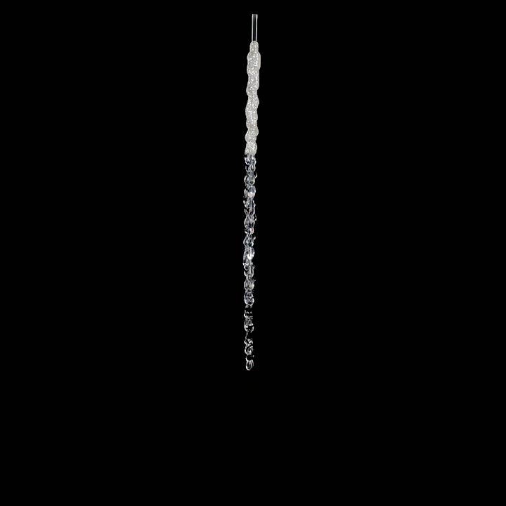 Will's Company - Wholesale Ornament - Clear Acrylic Icicle Ornament - 2 size options, 18" or 24"0