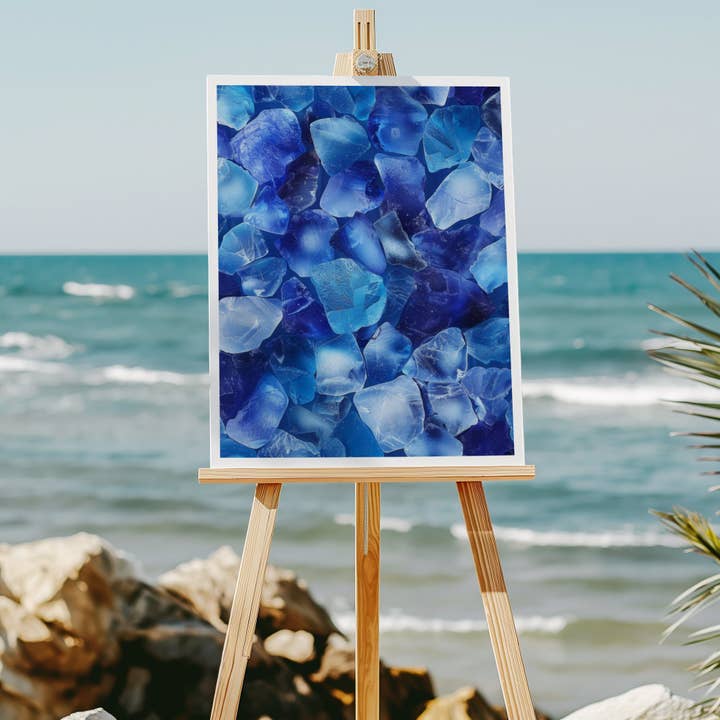 Seaglass 8x10 art print for wholesale by Latitudes Designs