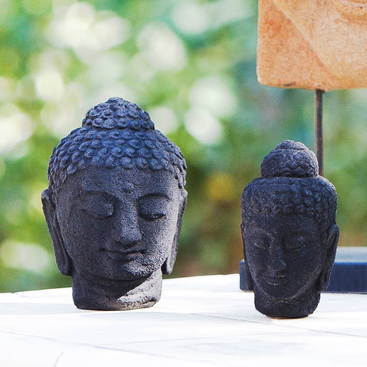 Small Buddha Head - Volcanic Ash for wholesale by Garden Age Supply