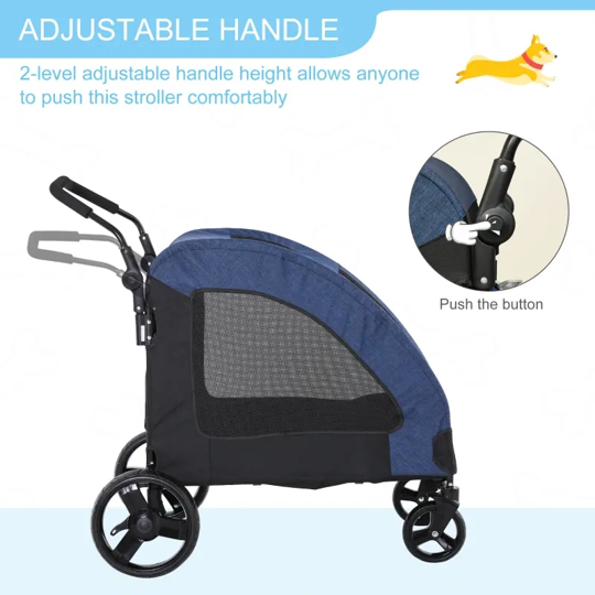 Furr-Baby Gifts - Wholesale Pet Carrier - Cat/Dog - Foldable Pet Stroller with Storage Pocket28
