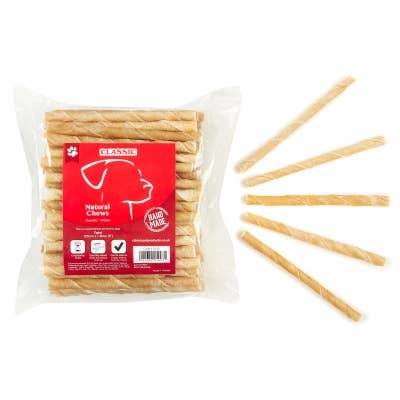 Twist 125mm x 7-8mm CASE of 20 for wholesale by Classic Pet Products