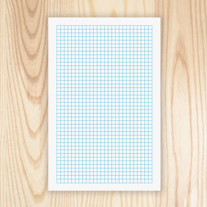 Pica Notepad Blue - Checklist Notepad for wholesale by Huckleberry Letterpress
