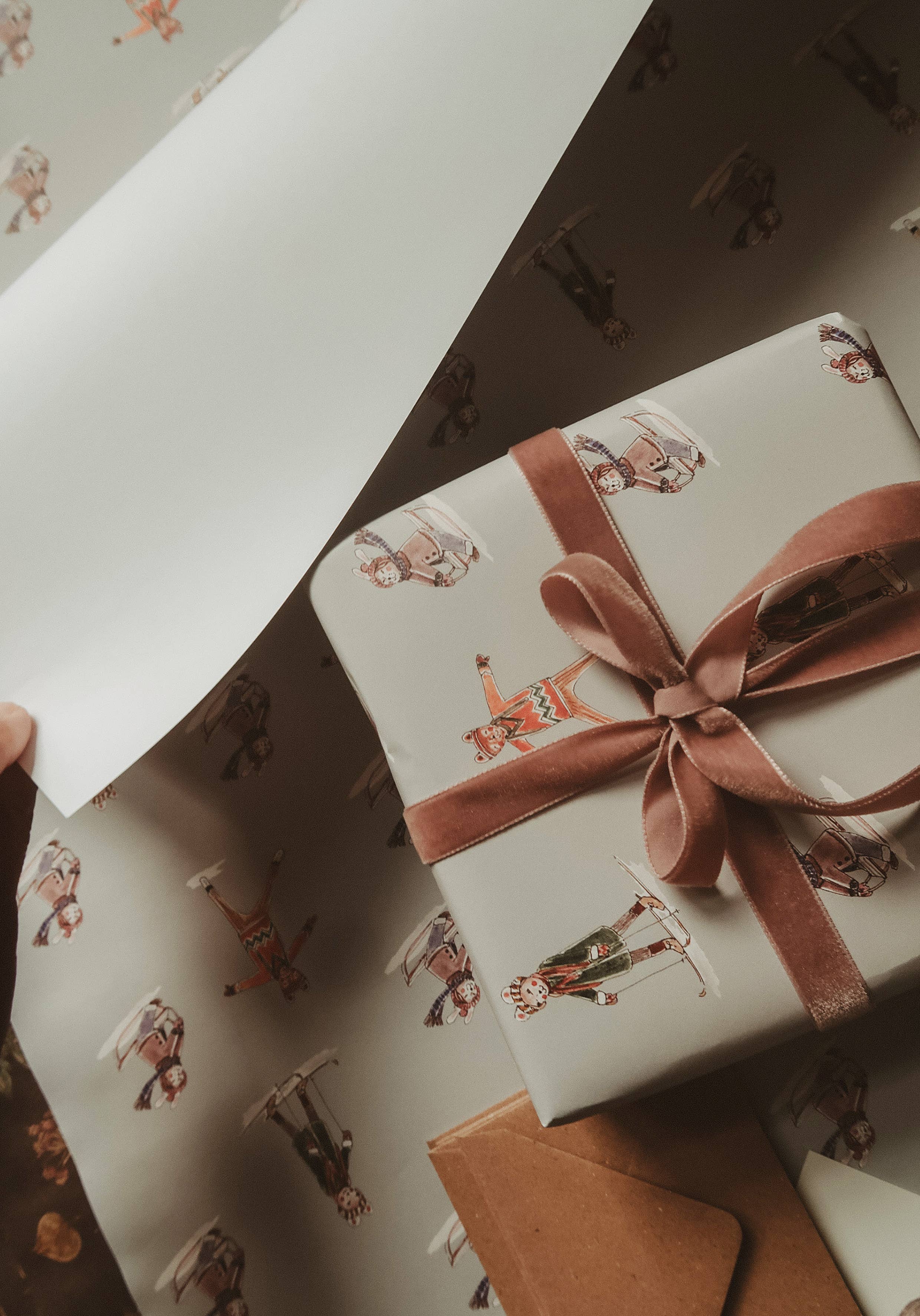 MyDesignPictures - Wholesale Wrapping Paper Roll - Set Of 3 Pieces Winter Joys Wrapping Paper2