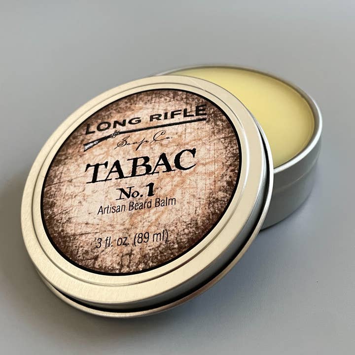 Beard Balm - Tabac No. 1 - Men's Grooming for wholesale by Long Rifle Soap Company