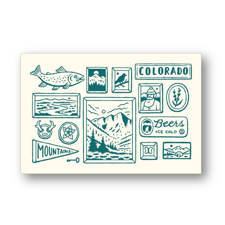 Colorado Gallery Postcard for wholesale by Moore Collection