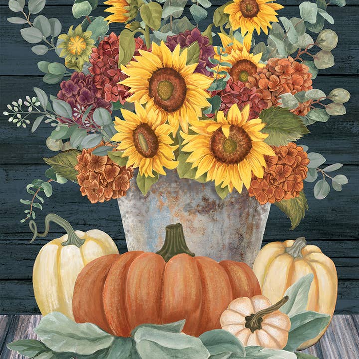 Briarwood Lane - Wholesale Flag - Sunflowers And Hydrangeas Garden Flag