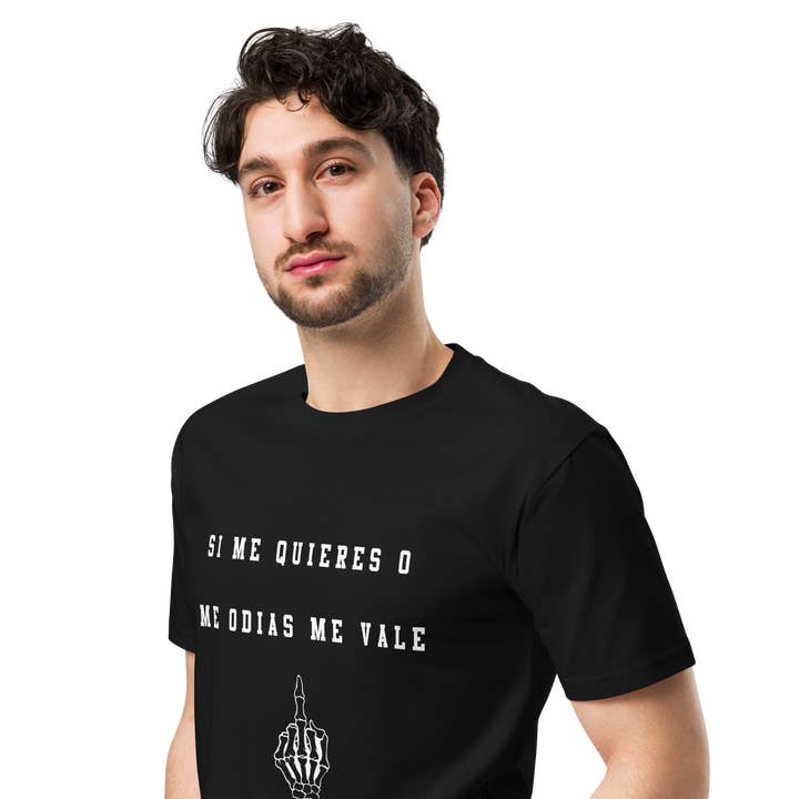 AloCasual - Wholesale Screen Printed T-Shirt - Men's - Si No Me Quieres Dicho Men's Authentic Mexican Graphic Quote Tee