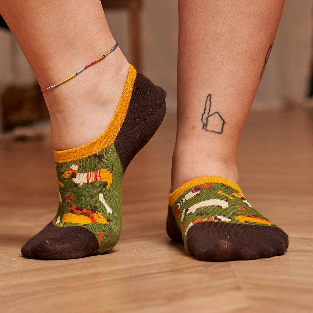 KYLIE CRAZY - Wholesale Socks - Women's - PERRO invisible cotton sock, original and fun1