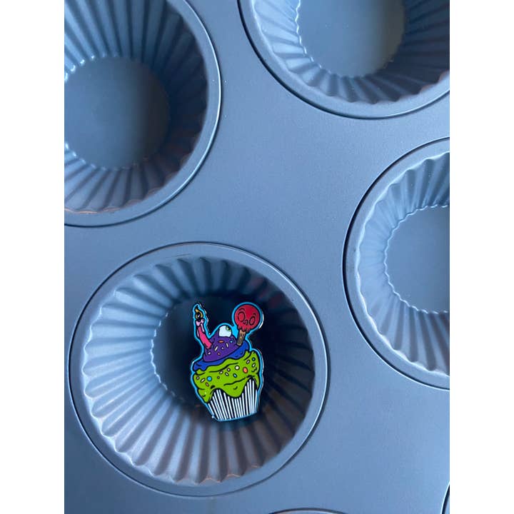 Enamel Pin - Celebration KreepCake for wholesale by D. Kerper Arts
