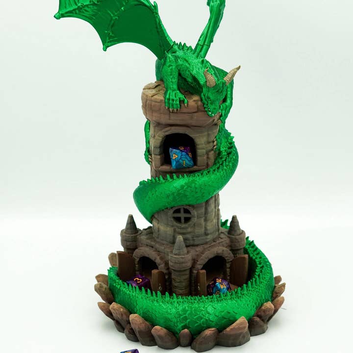 Guardian Dice Tower for wholesale by Sumptuous Scull Styles LLC