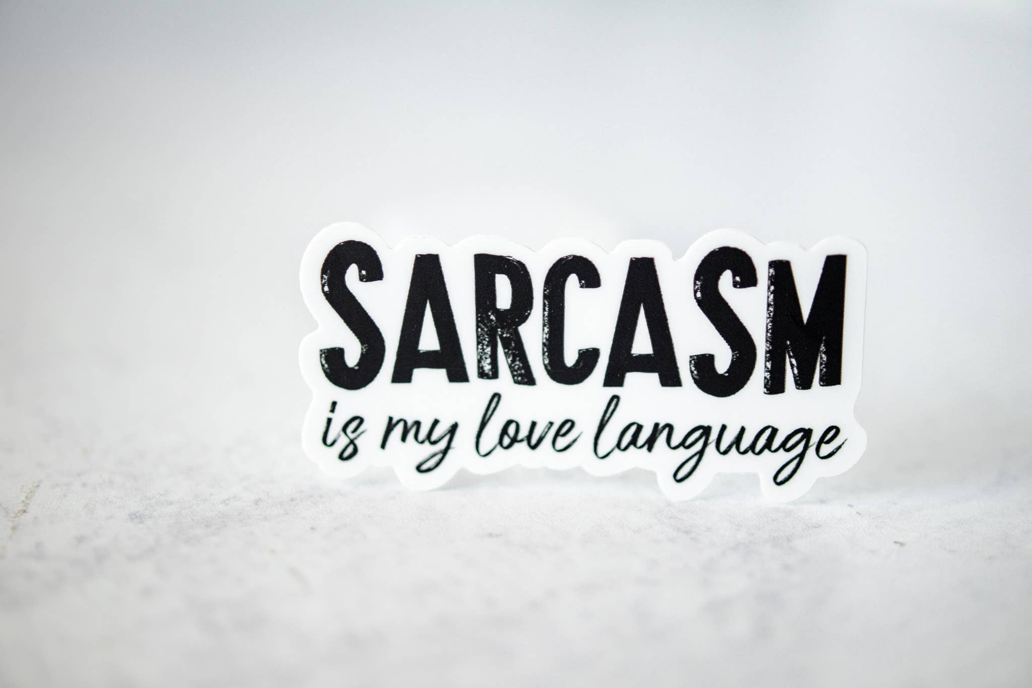 Savannah and James Co - Wholesale Sticker - Sarcasm Is My Love Language, Vinyl Sticker, 3x3 in.1