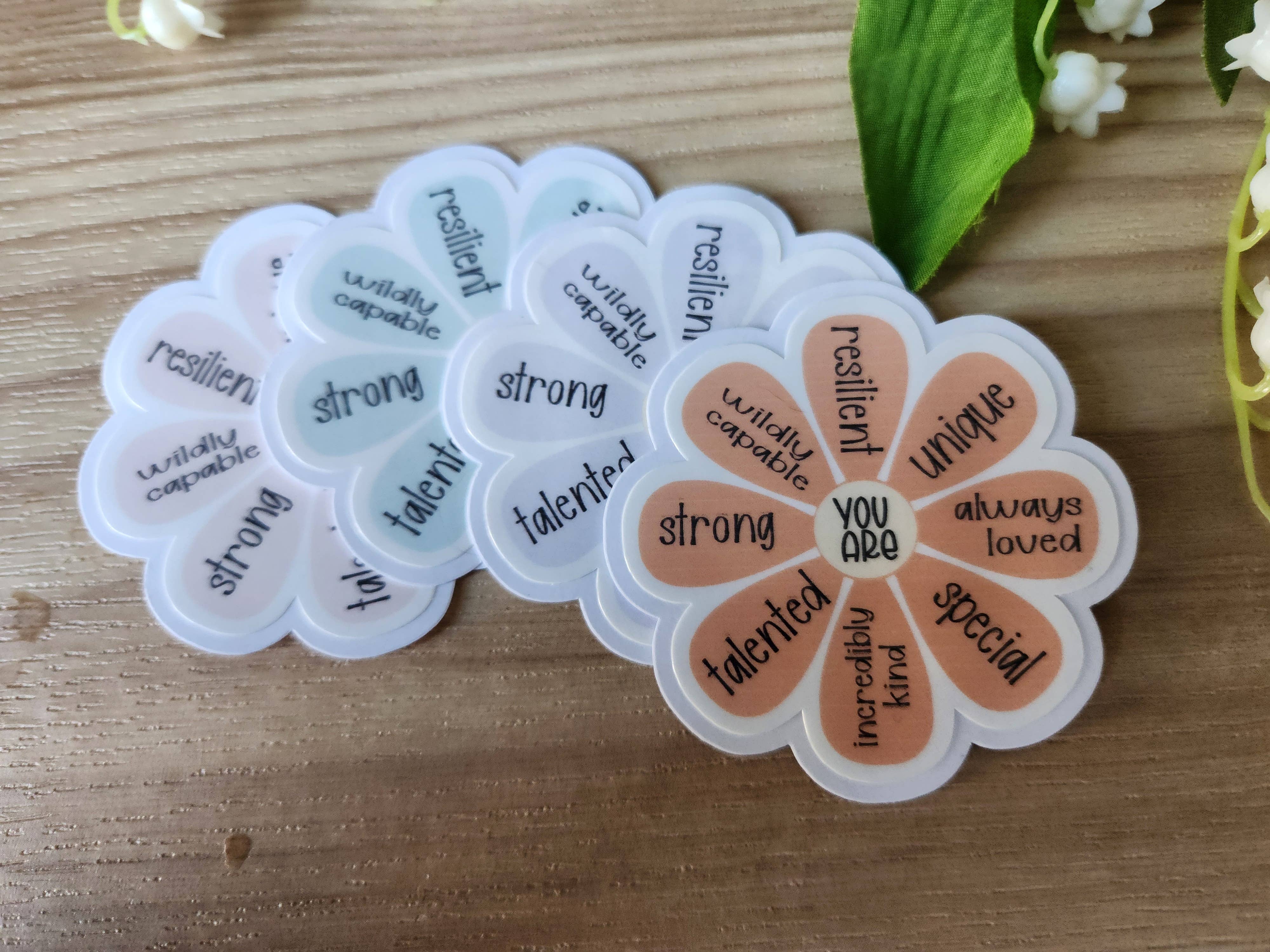 Blu Butterfly Stickers - Wholesale Sticker - Positive affirmation sticker2