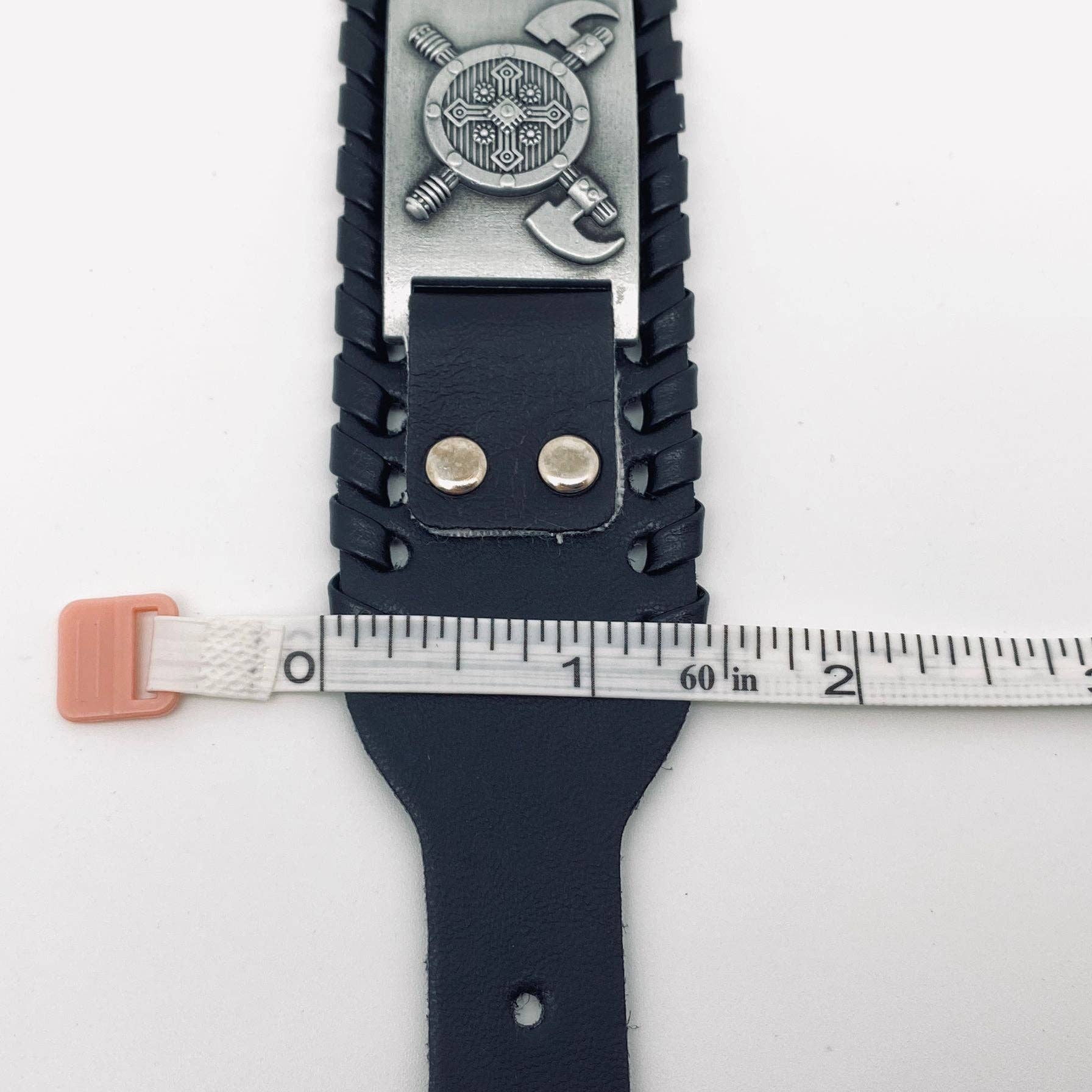 Mio Queena – wholesale Manschettarmband – Vintage Viking Symbol Läderarmband - MJ/BC4