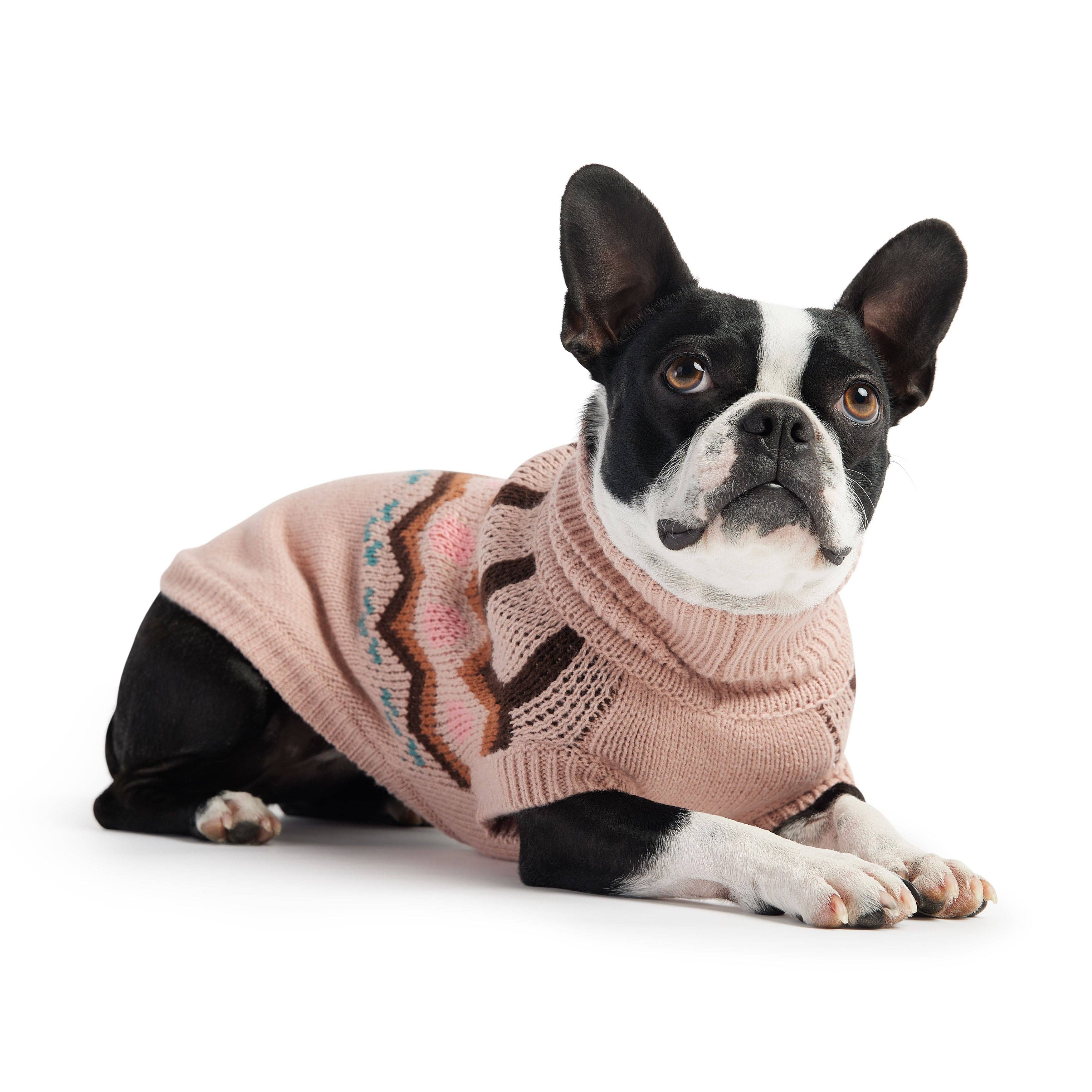 GF Pet - Wholesale Pet Sweater - Dog - GF Pet Heritage Sweater - Pink2