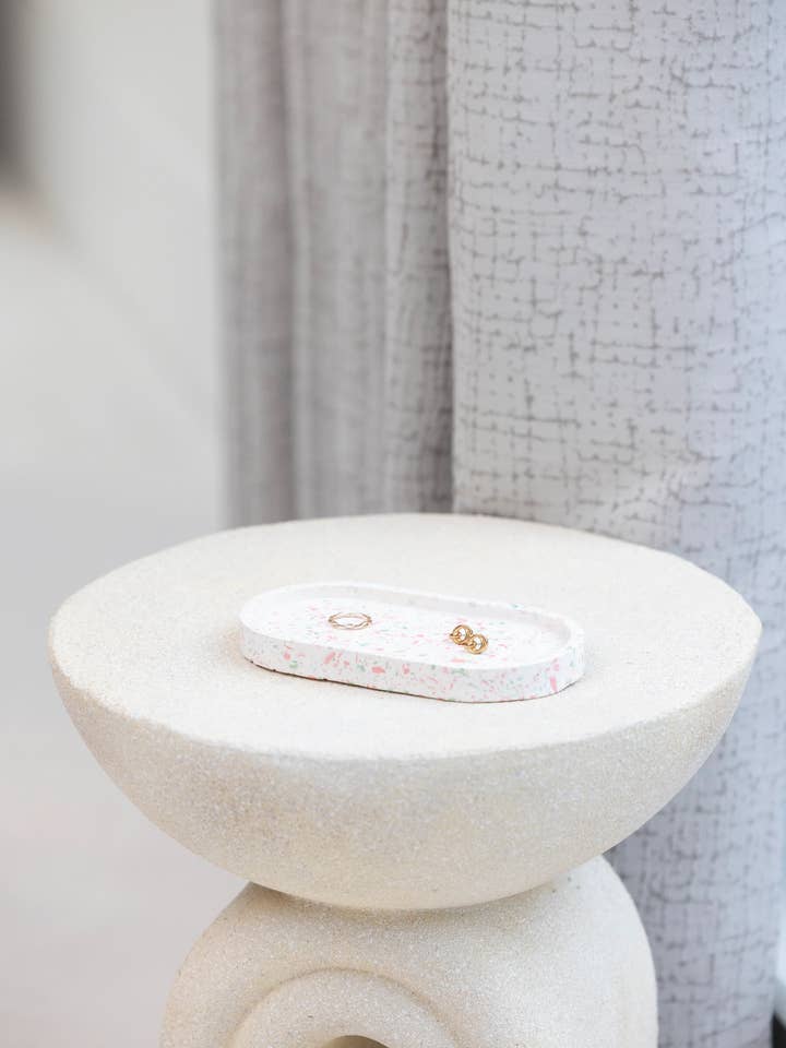 Jewellery Tray - Pink & Sage for wholesale by Luxe Home Decor Ltd