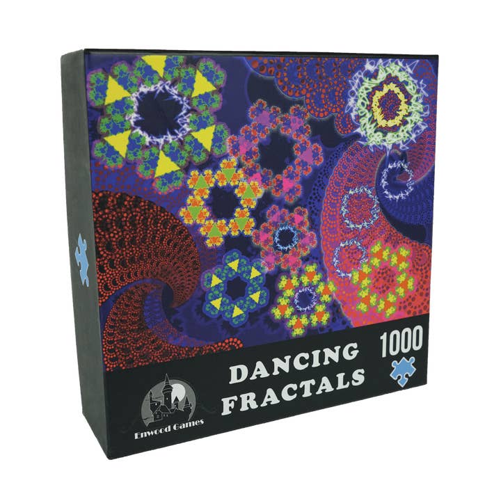 Enwood Games 1000 Piece Jigsaw Puzzle Dancing Fractals for wholesale by Enwood Games