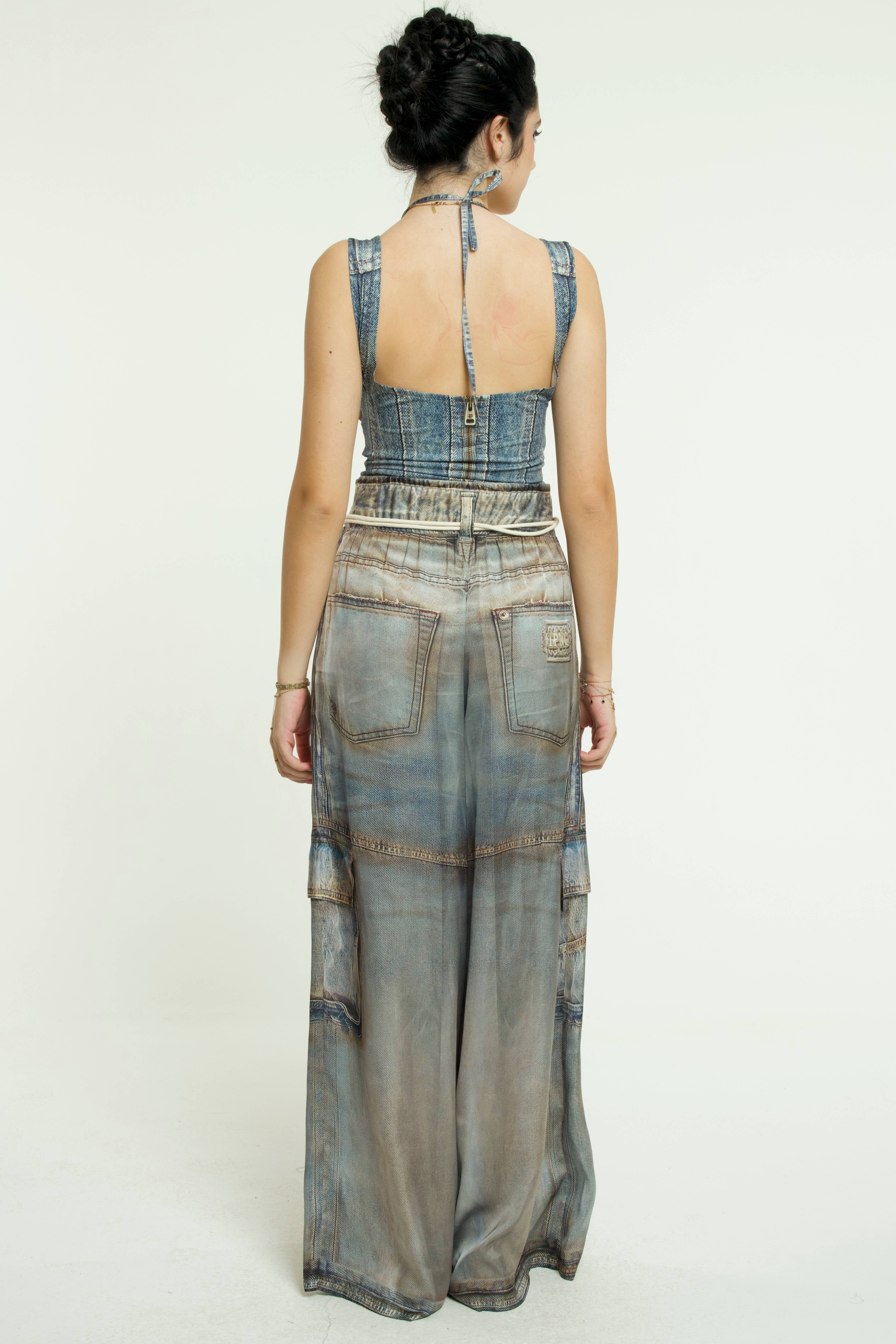 IPNG Design – Engroshandel Bukser - Dame – Bukser Sateen Rust - Jeanious4