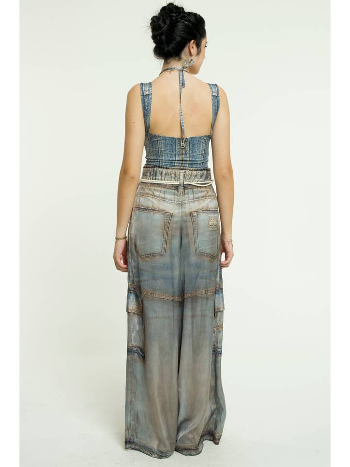 IPNG Design – Engroshandel Bukser - Dame – Bukser Sateen Rust - Jeanious4