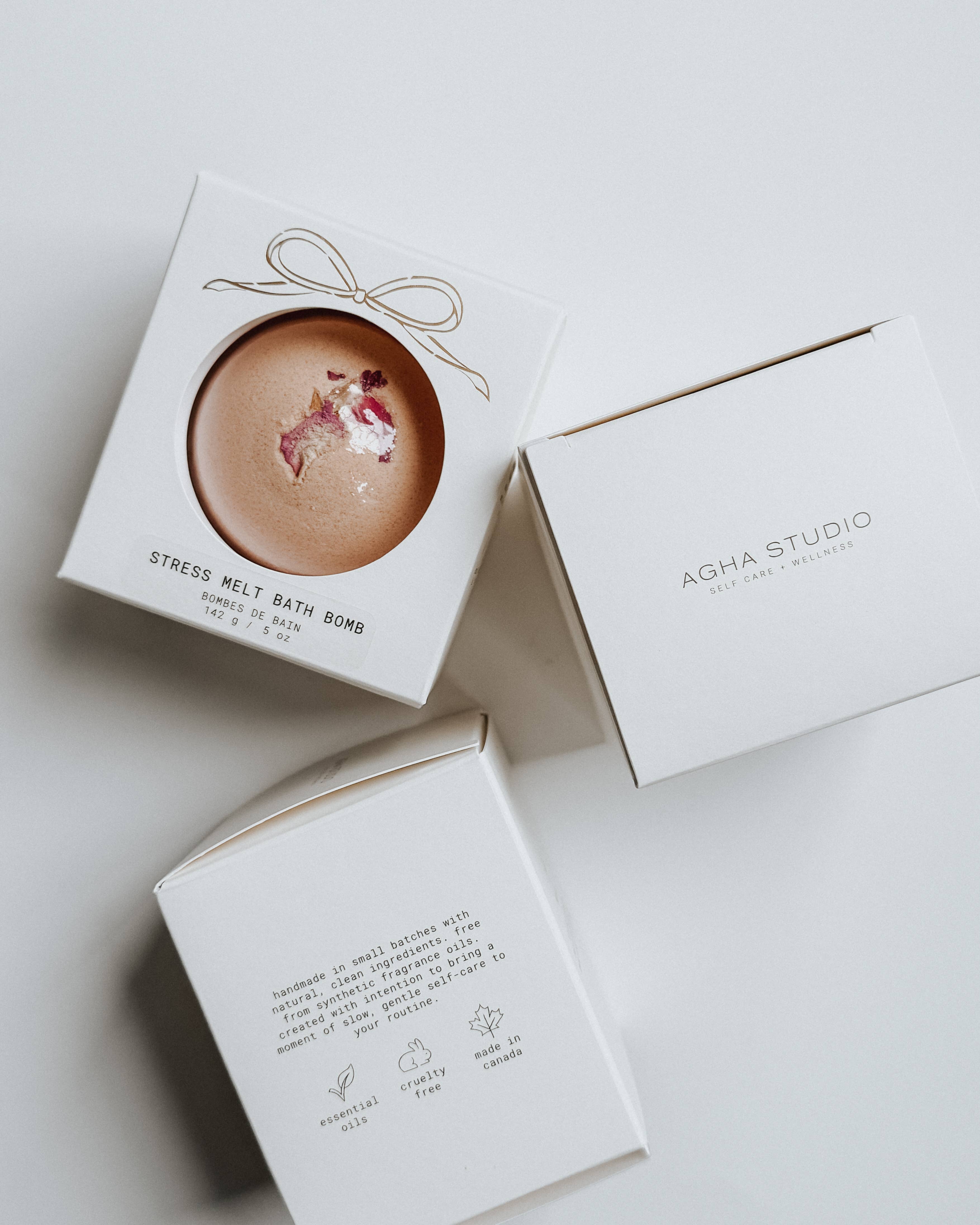 Agha Studio - Vente Bombe de bain/poudre effervescente pour le bain - Bombe de bain anti-stress1