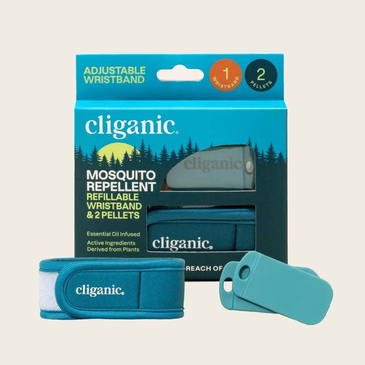 Mosquito Repellent Refillable Wristband & Pellets for wholesale by Cliganic