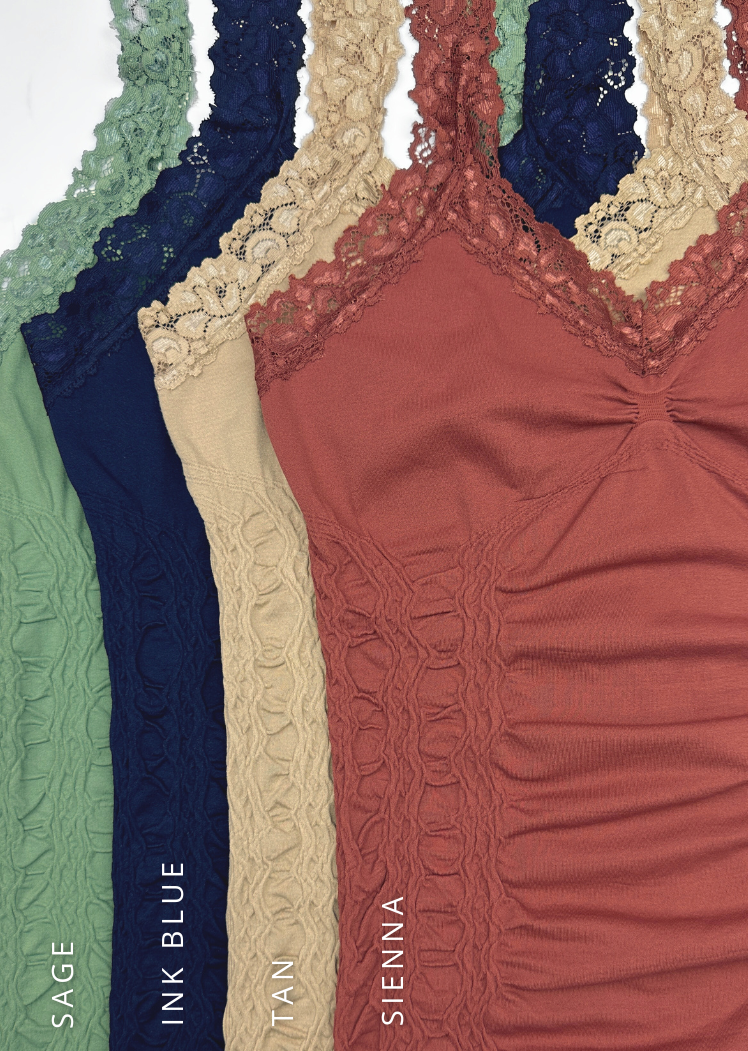 ELIETIAN - Wholesale Camisole - Women's - Lace Corset Cami - CURATED PACKS 16/PK2