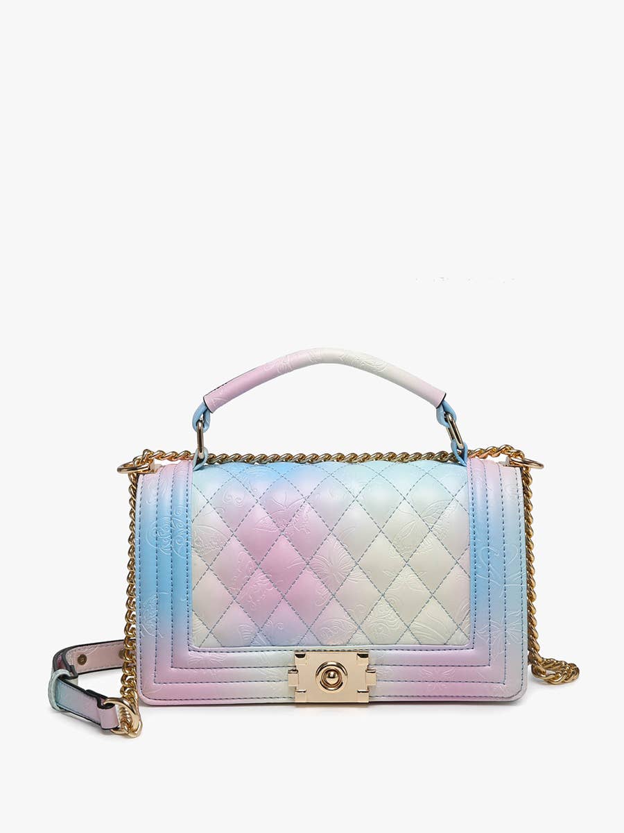 JNC RT (Jen & Co. Outlet) - Wholesale Crossbody Bag - Women's - PP2045 Emme Quilted Ombre Butterfly Crossbody