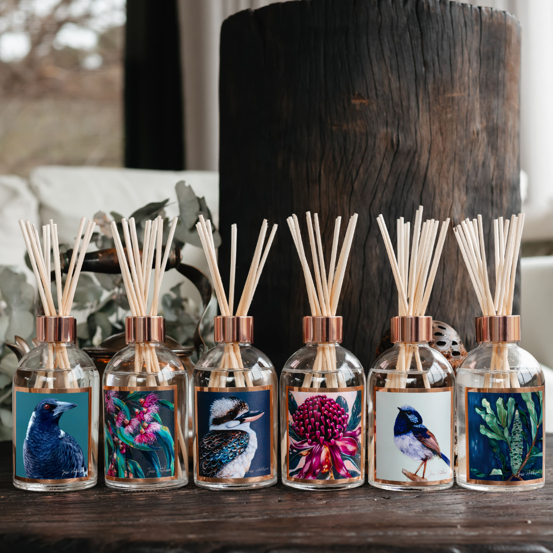 Aroma Pot - Wholesale Reed diffuser - Australian artist reed diffuser | Patchouli Cedarwood | 200ml4