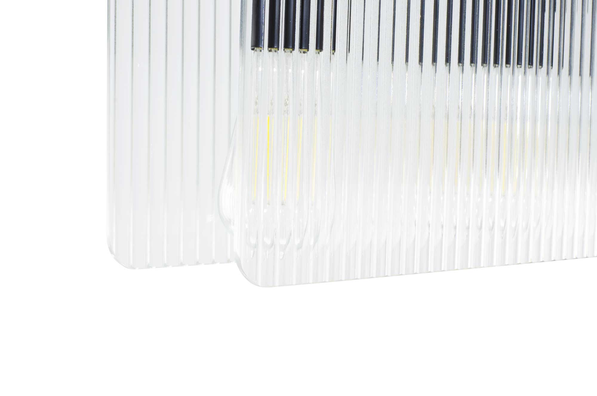 C-Création - Wholesale Chandelier/Hanging Light - Clear ribbed glass pendant light 4 lights Bosca5