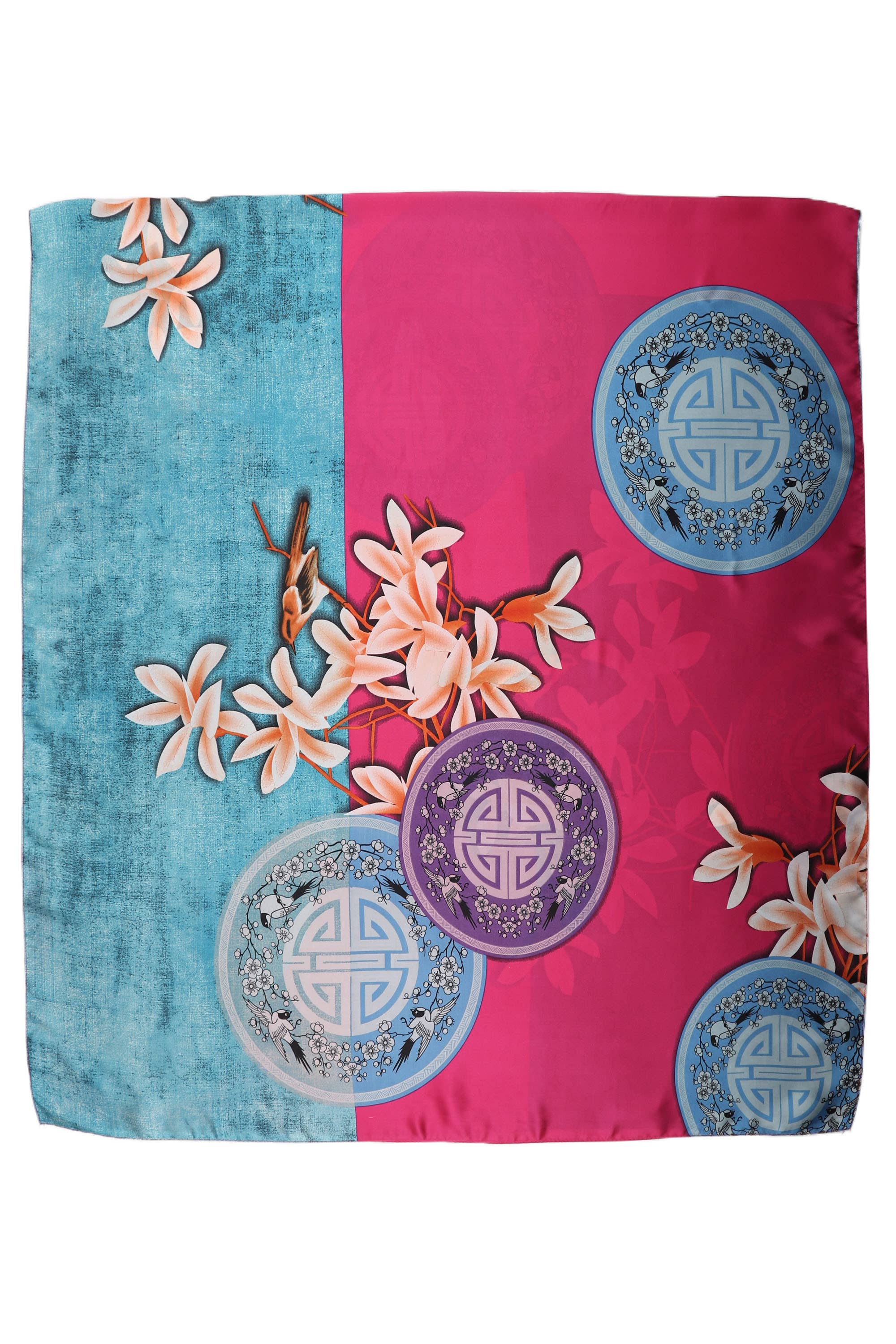 PHANIE MODE - Wholesale Scarf - Women's - Colorful printed scarf – Silk touch E-09185