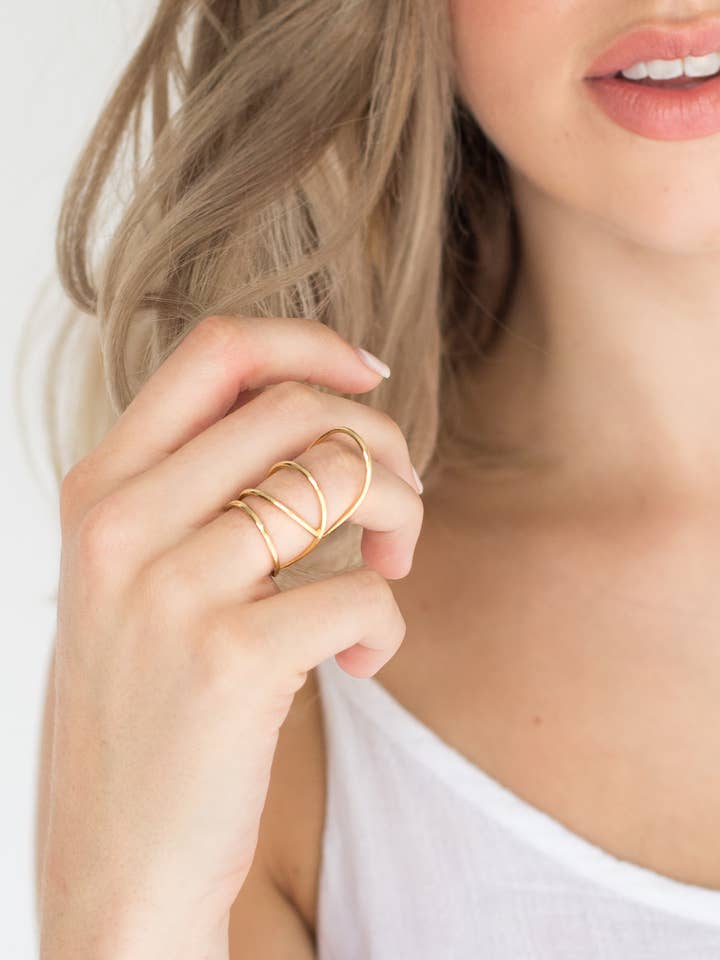 Journey Ring for wholesale by Nina Berenato Jewelry