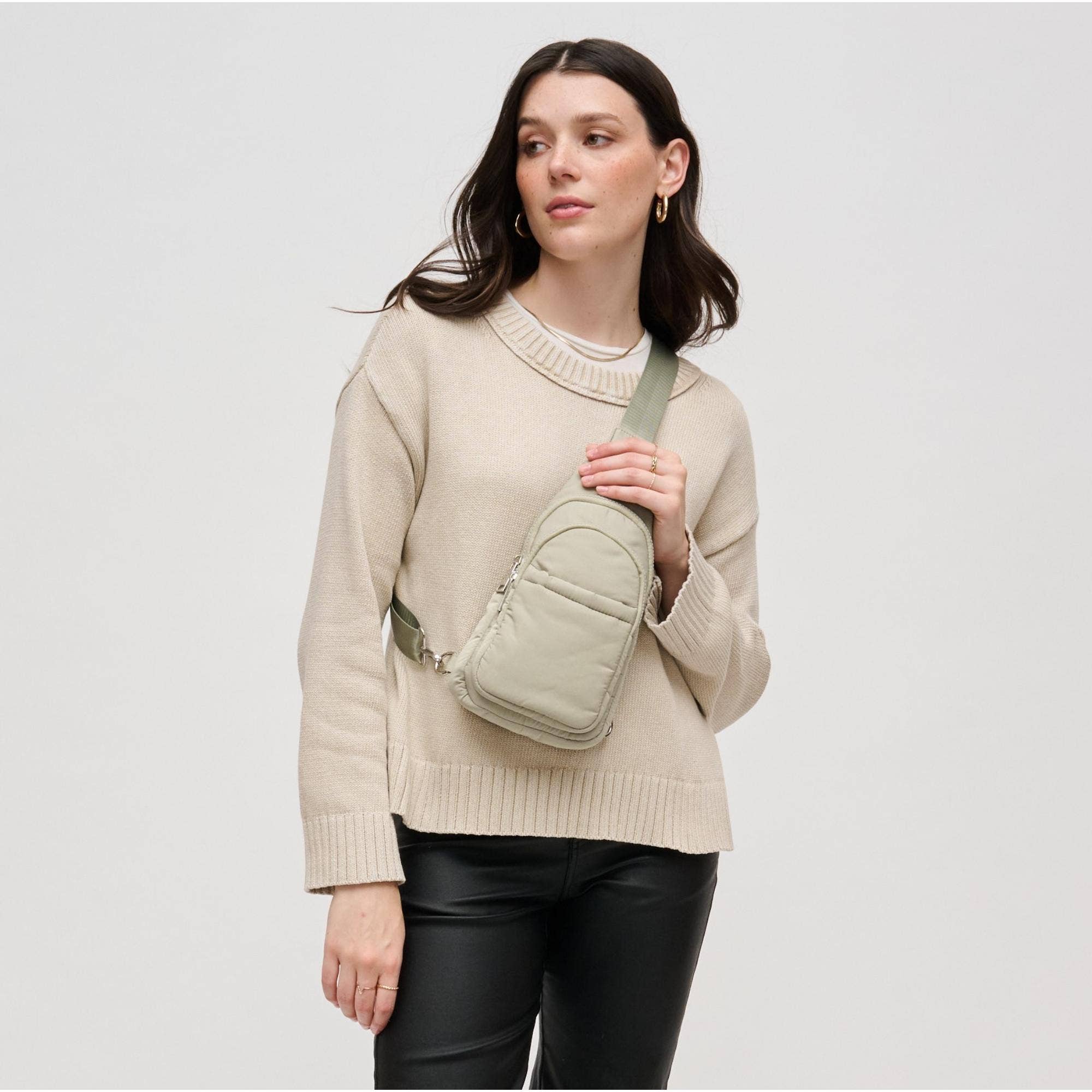 Urban Expressions - Wholesale Backpack - Women's - Kenny Nylon Multi-Compartment Sling Backpack Sling Backpack33