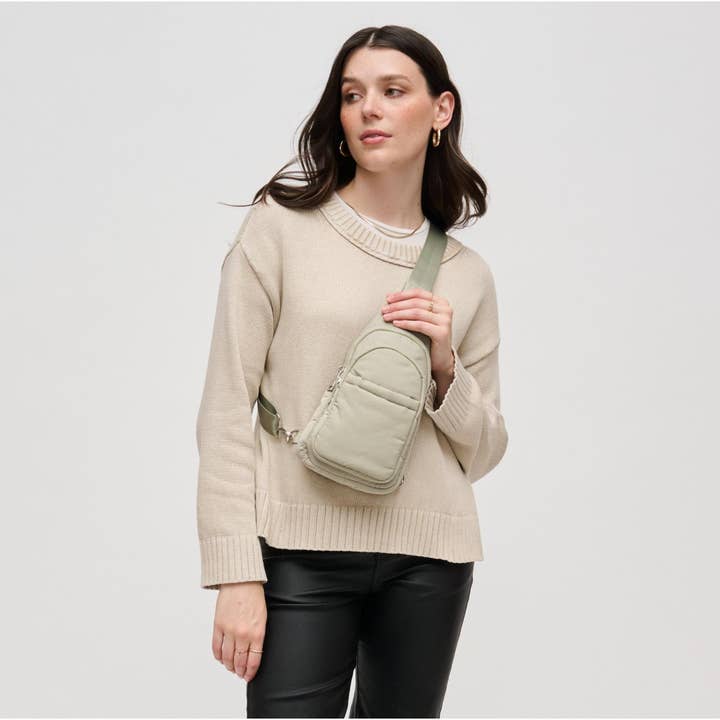 Urban Expressions - Wholesale Backpack - Women's - Kenny Nylon Multi-Compartment Sling Backpack Sling Backpack33