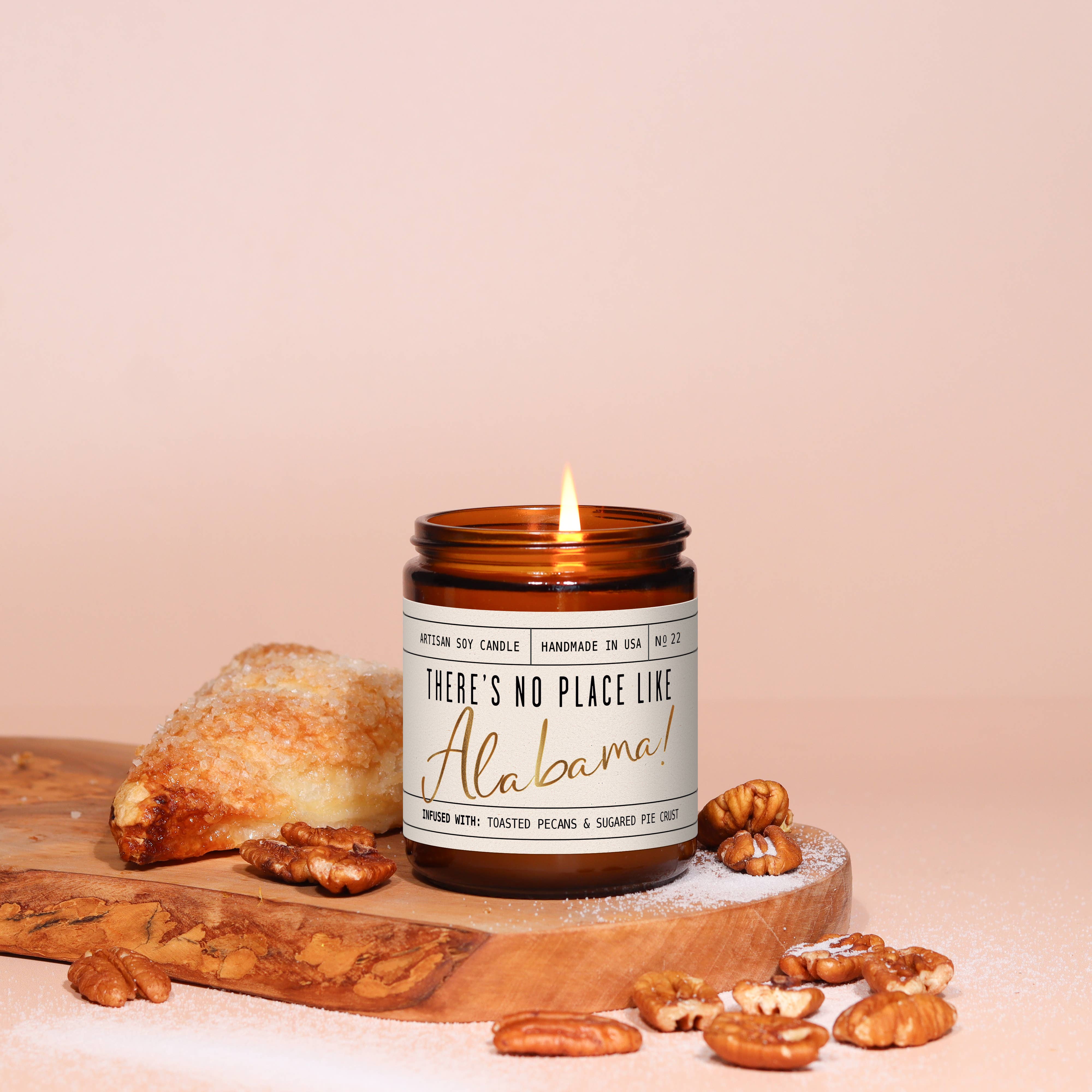 Soy and Sass – wholesale Burkljus – ”Det finns ingen plats som Alabama” sojavaxljus - statliga gåvor2