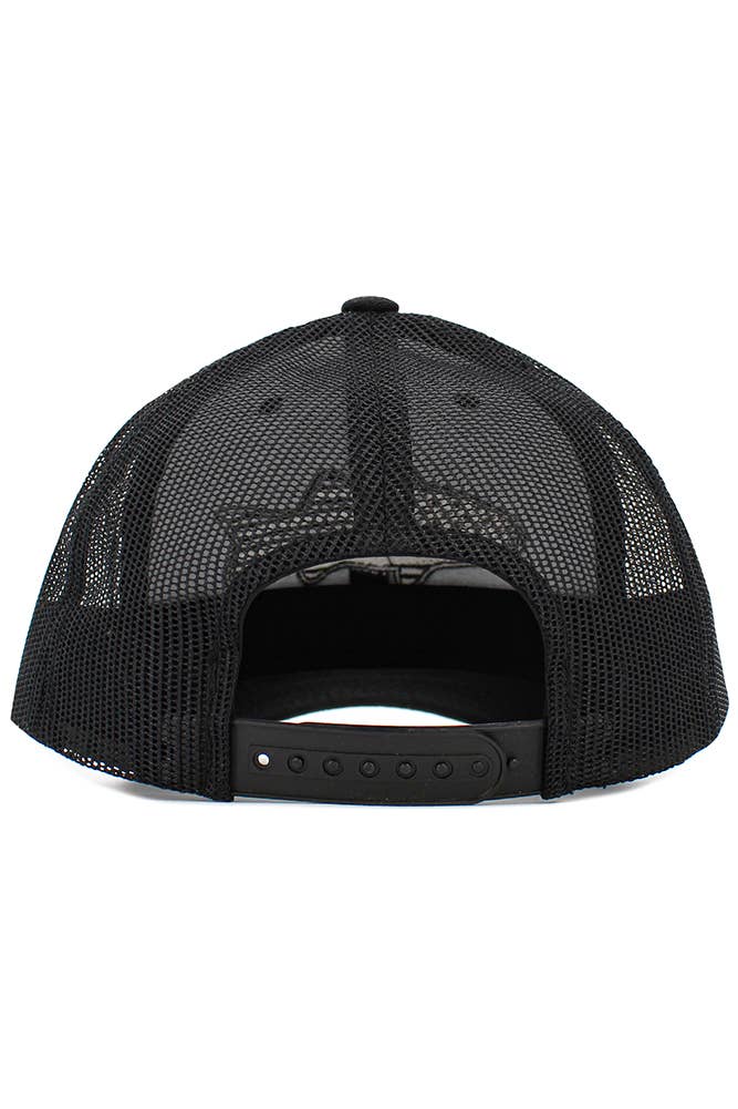 Hana - Wholesale Trucker Hat - Women's - Fish Flag Mesh Back American Flag Theme Baseball Cap2