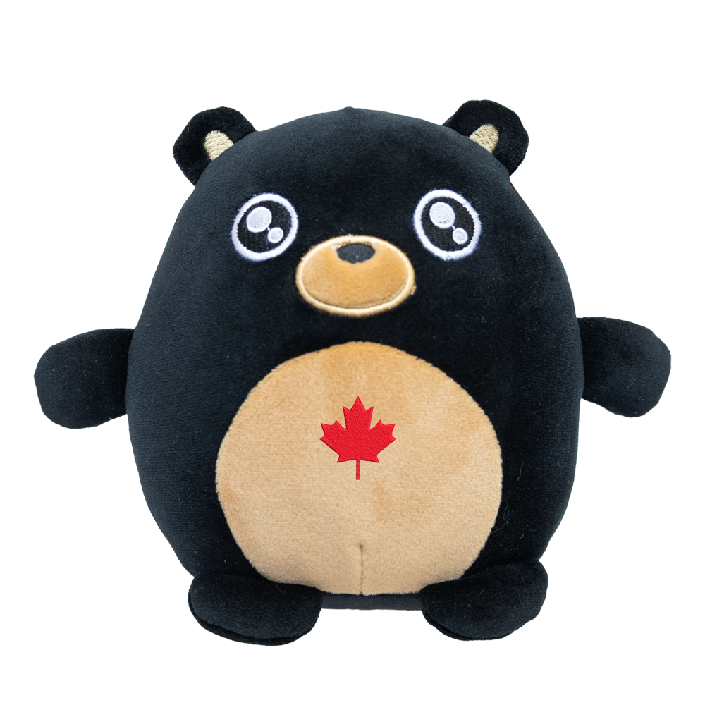 Parkdale Novelty Co Ltd. - Wholesale Squishy Toy - Kids & Baby - Black Bear Squishy Ball 6" - 842060