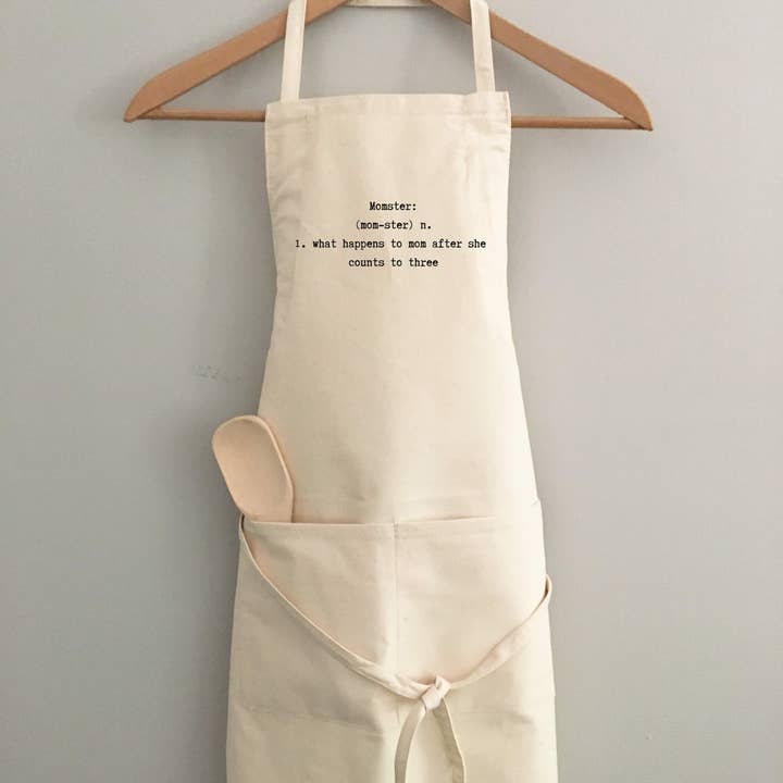 Apron - Momster for wholesale by Things UnCommon