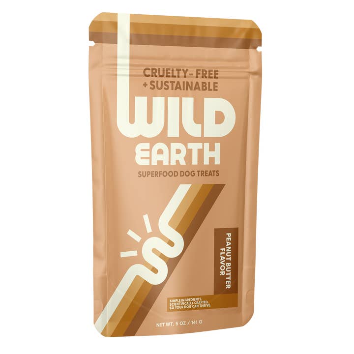Wild Earth - Wholesale Pet Treats - Dog - Superfood Dog Treats With Koji, Peanut Butter (5oz)5