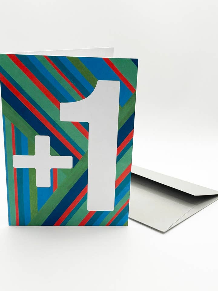 Fijne verjaardag, of wat je ook wilt... - Groene strepen | Wenskaart voor wholesale door Ame González Papeterie