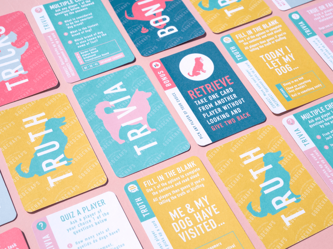 Goodchap's – wholesale Card game – Tricks & Trivia | Dog Card Game | Puppy Training Quiz2